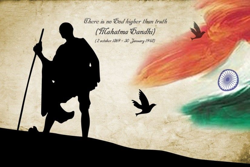 Wallpapers Backgrounds - Mahatma Gandhi Independence Day indian flag  wallpaper frog