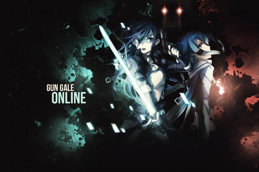 Anime - Sword Art Online II Death Gun Sinon (Sword Art Online) Kirito (