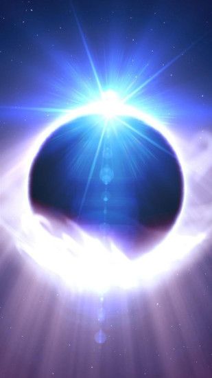 Space Solar Eclipse iPhone 6 wallpaper