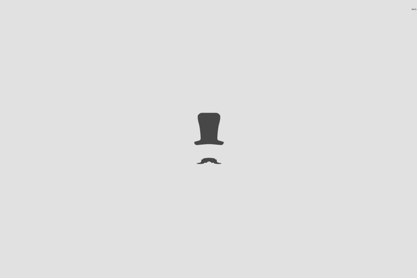 ... Hat and mustache wallpaper 2560x1600 ...