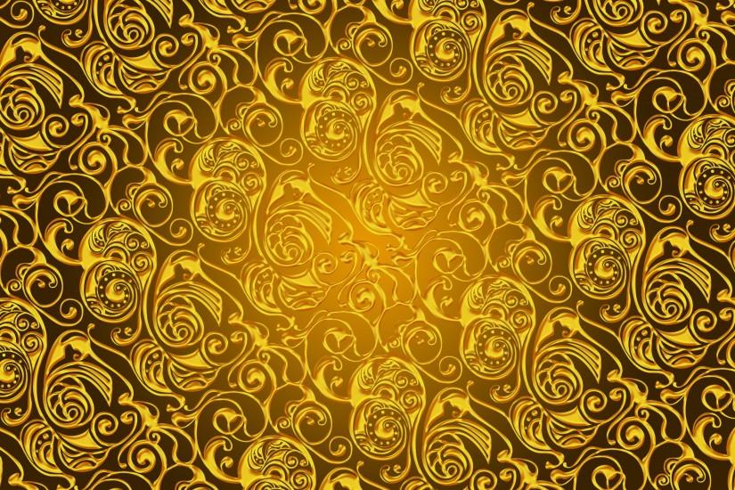 Gold pattern wallpaper - Digital Art wallpapers - #1927