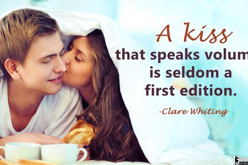 Kissing Photos With Love Quotes Wallpaper Sportstle