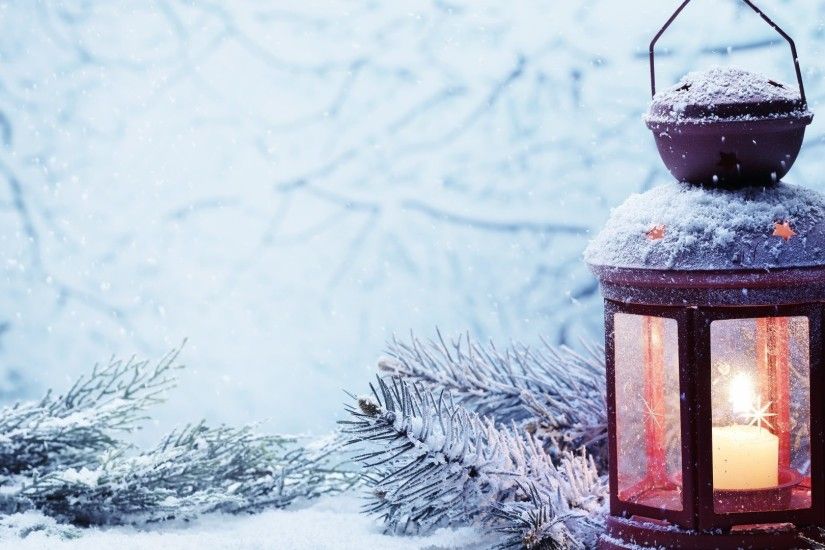 Winter - Xmas Christmas Snow Winter Lantern Wallpaper Download for HD 16:9  High Definition