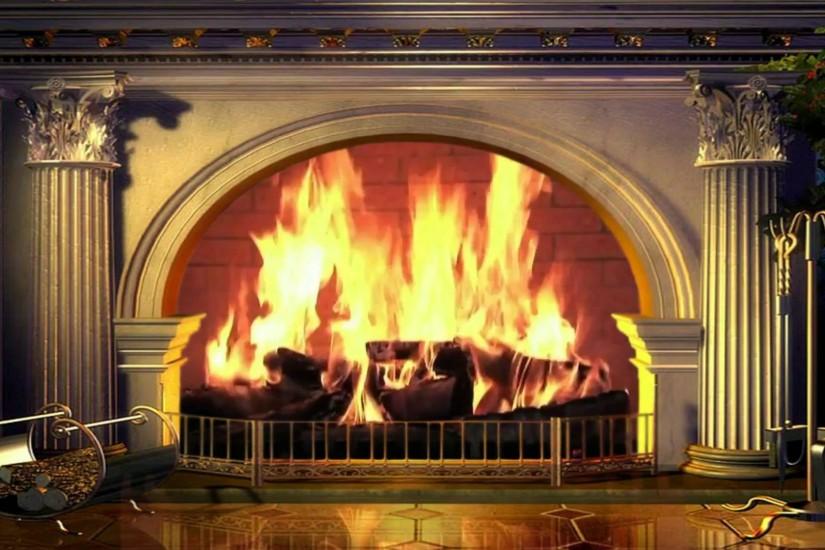 Virtual Fireplace Yule Log - Free background video 1080p HD stock video  footage - YouTube