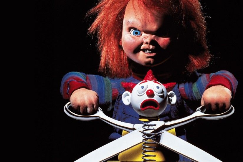 Chucky Doll Black Scissors Child's Play Horror dark wallpaper