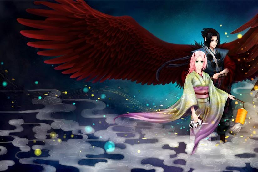 Sakura Haruno And Sasuke Uchiha Wallpaper