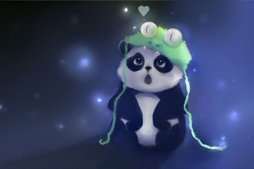 Cute Panda Cartoon Wallpaper HD