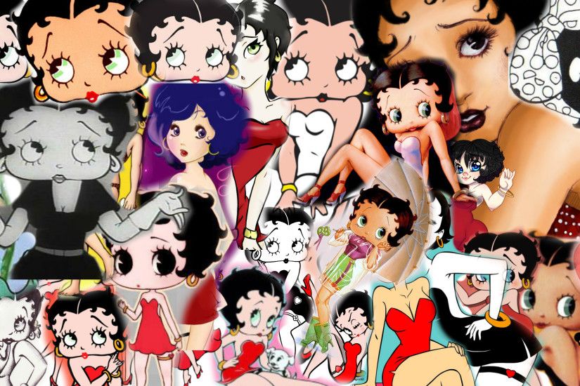 betty boop collage