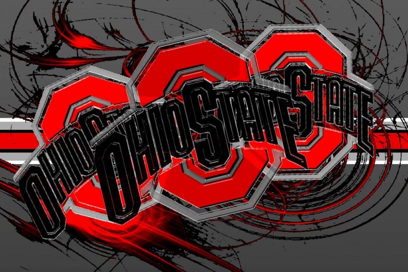Ohio State Buckeyes images 3 RED BLOCK O'S WITH A BUCKEYE STRIPE HD  wallpaper and background photos