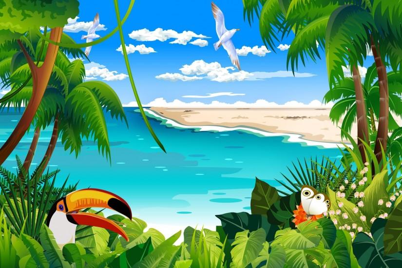 tropical wallpaper 2000x1505 for 4k monitor