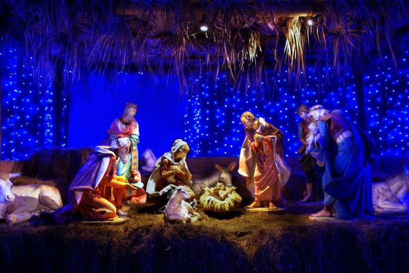 2560x1600 Free Christmas Nativity Scene, computer desktop wallpapers,  pictures, images