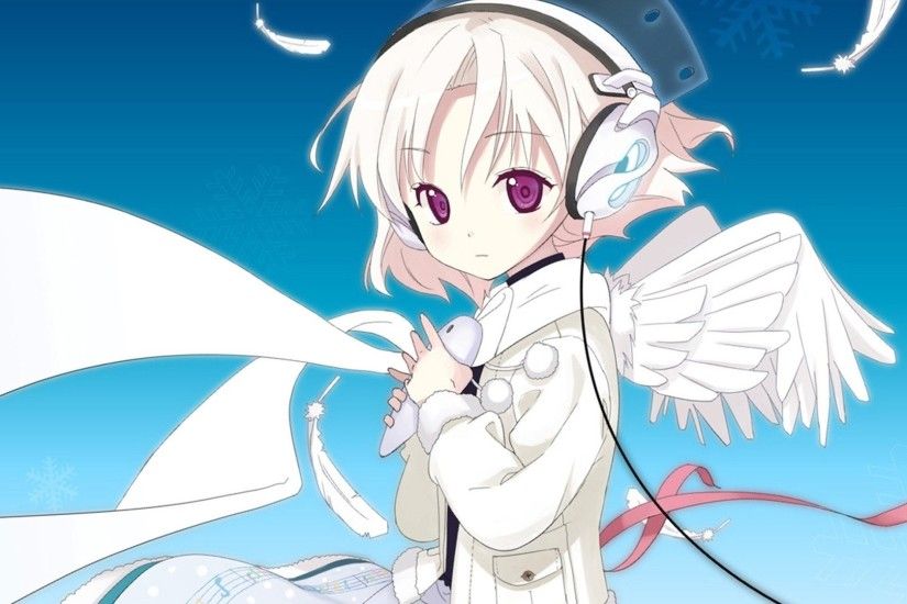 Anime Girl With Headphones 848500