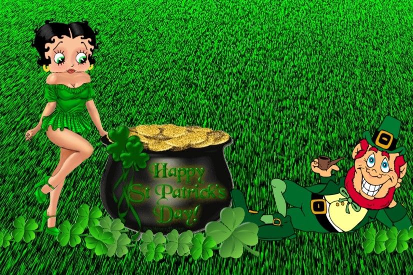 Happy St. Patrick's Day Leprechaun Wallpaper | St. Patrick's Day Wallpaper  | Pinterest