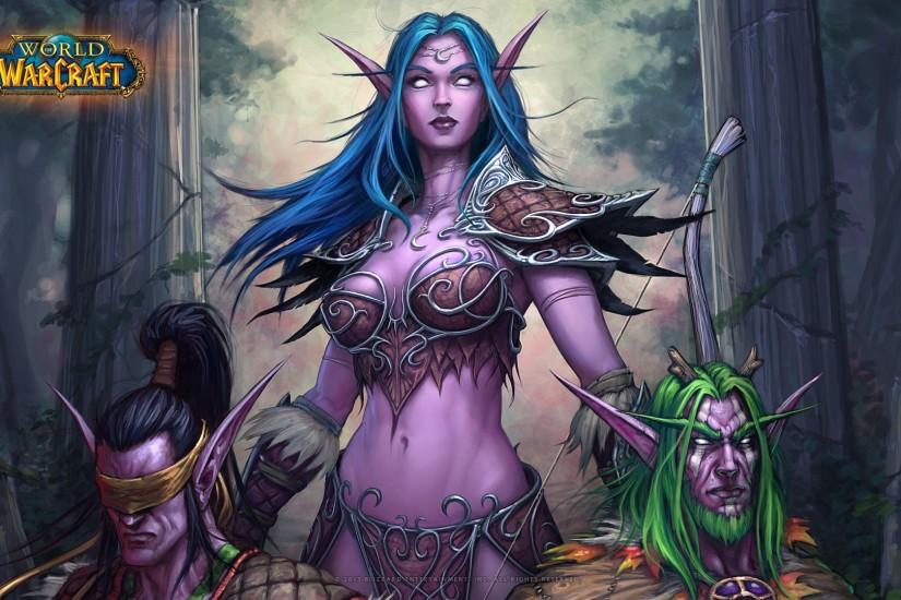Tyrande, Illidan, Malfurion, Blizzard Entertainment, Warcraft, World of  Warcraft Wallpaper HD