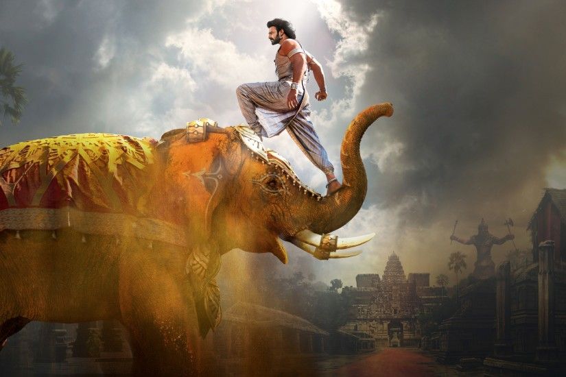 Bahubali 2 Movie Prabhas Most Magnetic Stunt HD Wallpapers