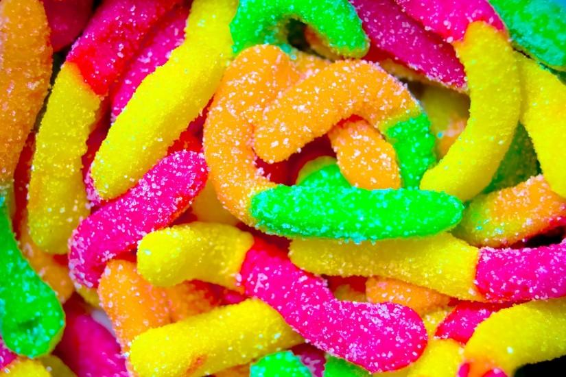 Food Candy Sweets Sugar Shapes Patterns Bright Contrast Psychedelic Color  Neon Wallpaper