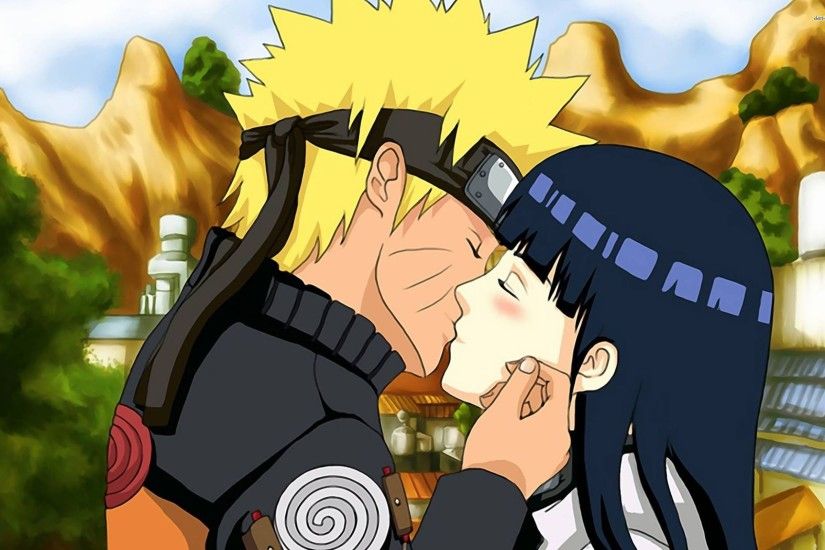 Naruto and Hinata kissing wallpaper - Anime wallpapers - #6063