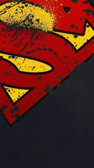 Superman Logo Minimal Android Wallpaper