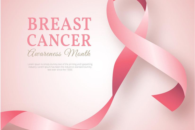 Breast Cancer Pink Ribbom Background