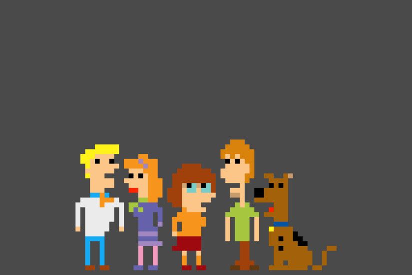 pixel art, Pixels, Scooby Doo