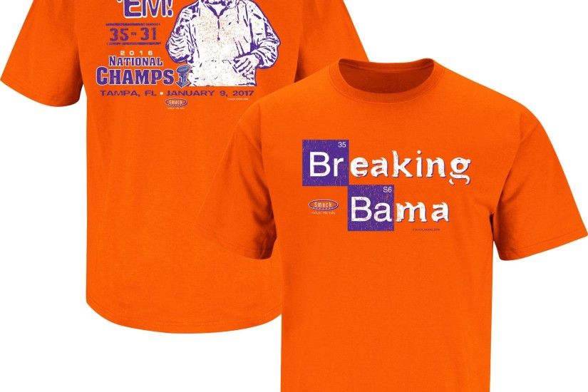 Clemson Tigers Fans. Breaking Bama. National Champions T-Shirt