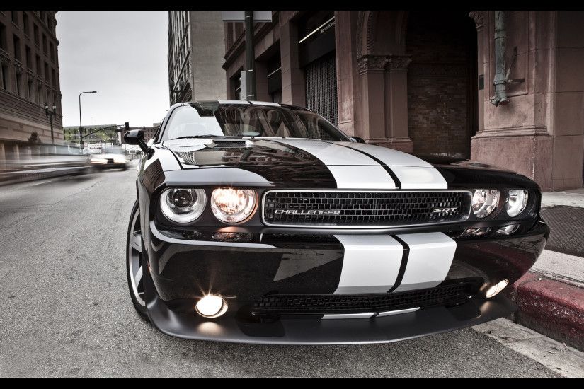 Dodge Challenger SRT8 392 Front Angle wallpapers and stock photos