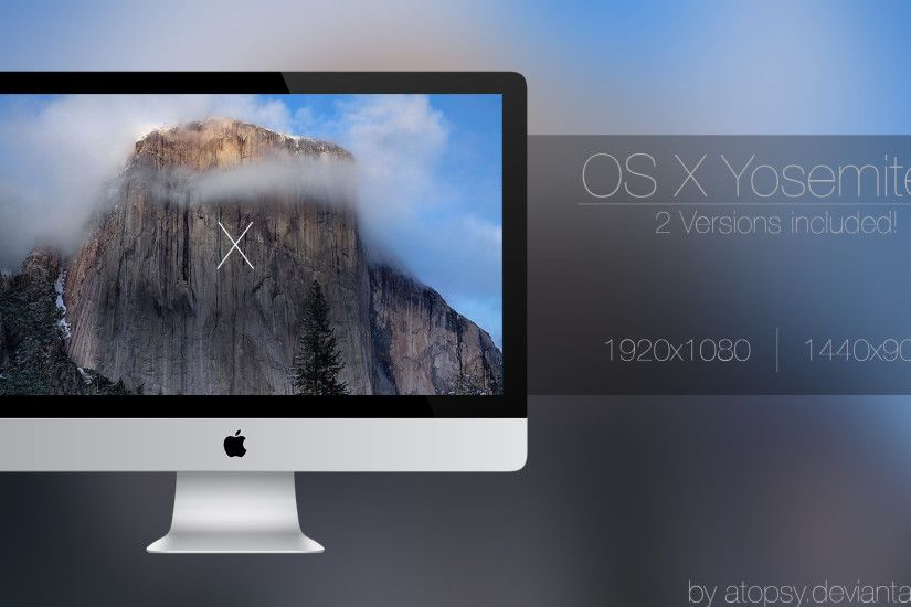 os x yosemite wallpaper updated by atopsy on deviantart