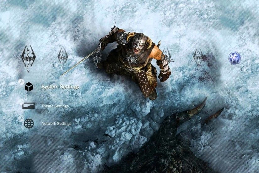TES V: Skyrim HD Wallpaper + PS3 Theme [Download Links Included]