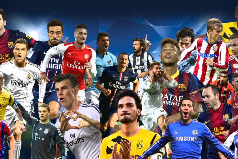 UEFA Champions League Players HD Wallpaper