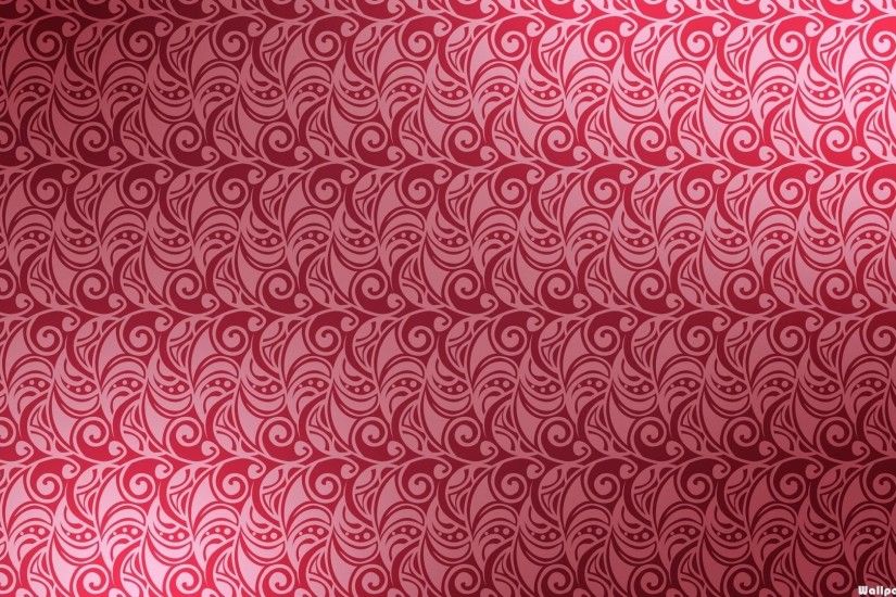 HD Cute Pink Swirl Pattern Wallpaper