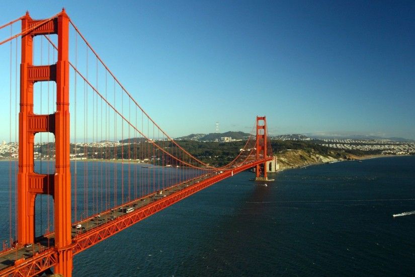 Golden Gate Bridge Full View - wallpaper.