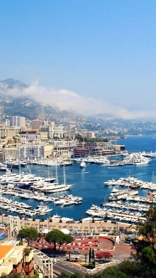 View over the Monaco City and Harbor in this 4K wallpaper optimized below  in 4K, HD and Wide sizes for fit in phone, tablet and desktop screen or for  apply ...