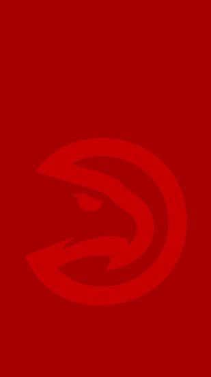 I can't seem to find hardly any unique phone wallpapers for the Hawks, so I  made some to share! : AtlantaHawks