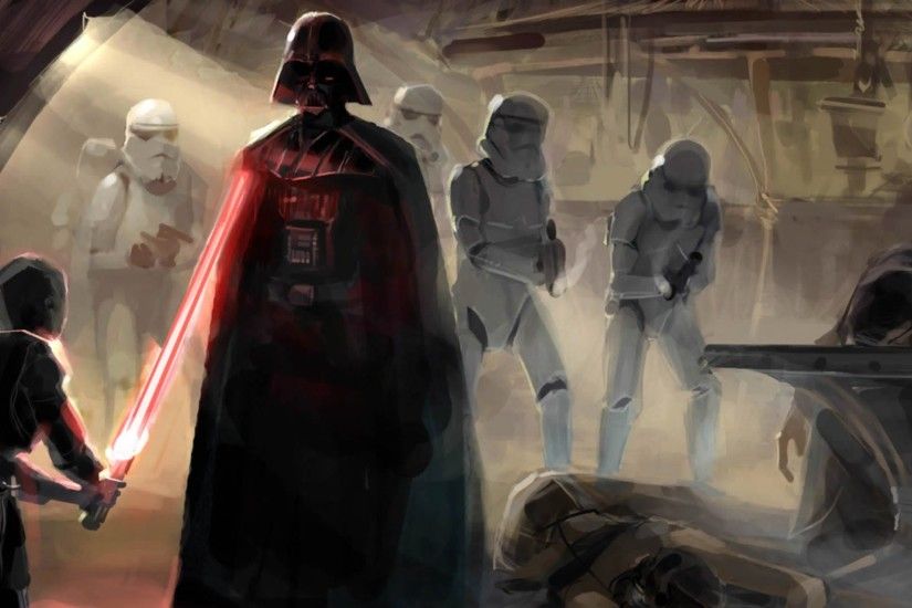 Star Wars, Darth Vader, Stormtrooper Wallpaper HD