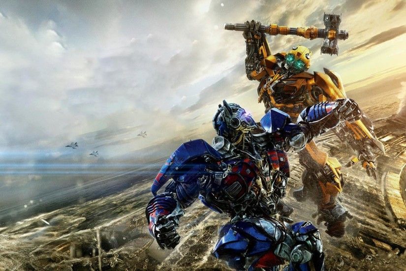 Optimus Prime VS Bumblebee - Transformers: The Last Knight 1920x1080  wallpaper