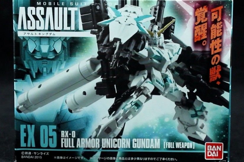 309 - Assault Kingdom EX05 Full Armor Unicorn Gundam UNBOXING and Review -  YouTube