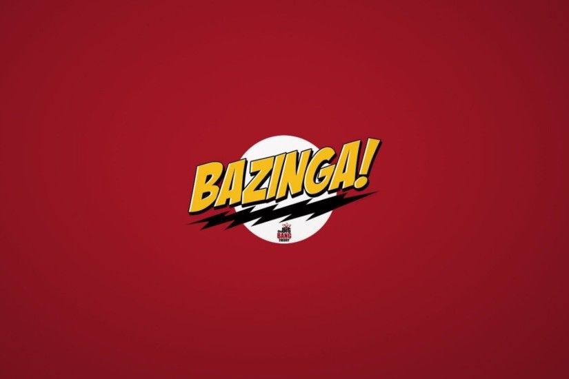 TV-program - The Big Bang Theory Bazinga Logo Bakgrund