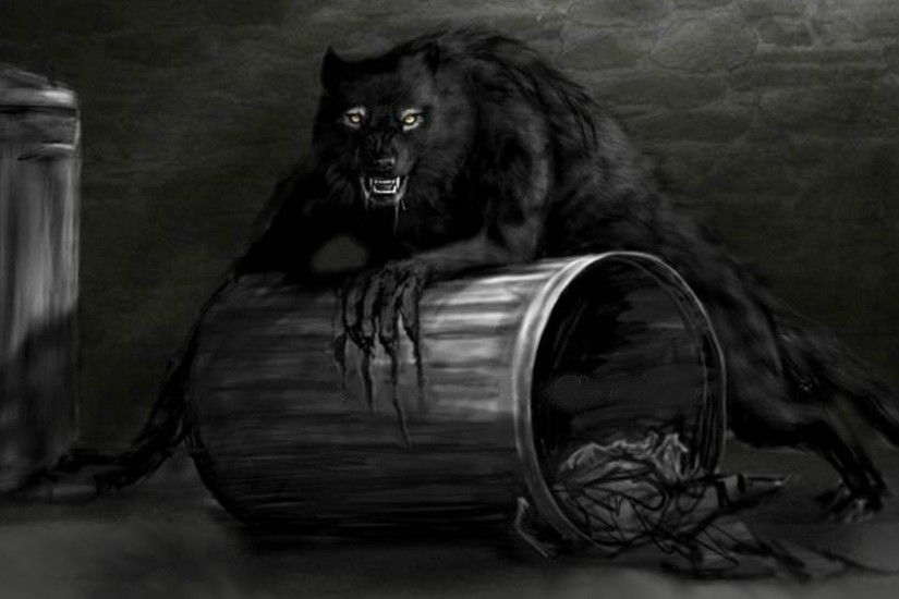 Wallpaper - Werewolf, A werewolf wallpaper. The werewolf is also known as a  lycanthrope