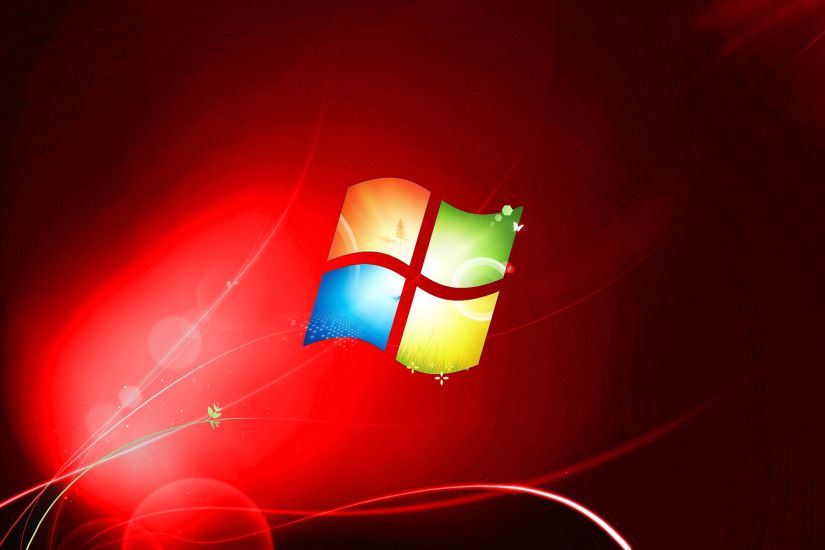 windows 7 wallpaper black and red download