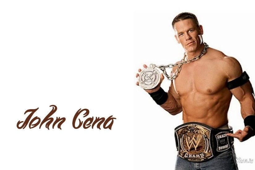 ... John Cena Showing His Belt Wallpaper ...