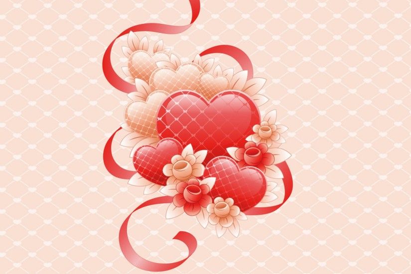 Pink Heart Love 4K Wallpaper