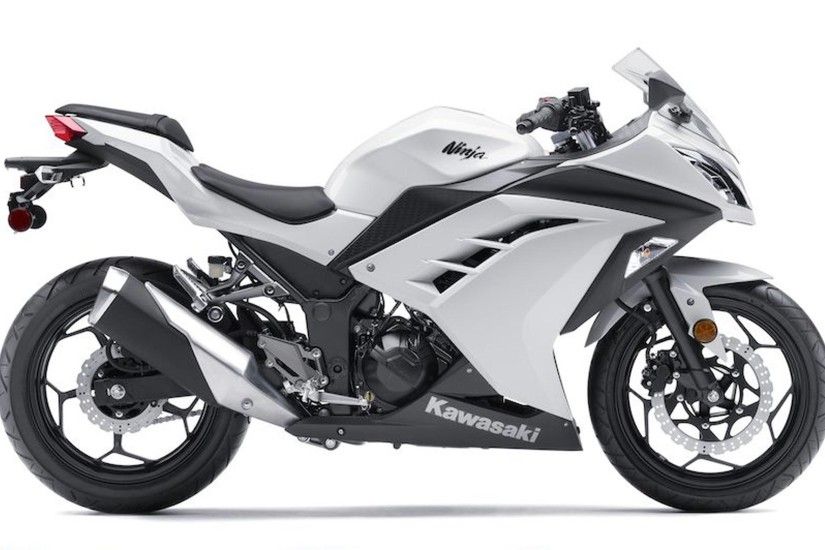 ... 23 White Kawasaki Ninja Kawasaki Ninja 300 White 2015 Image 322