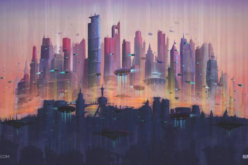 Future Cityscape 4K