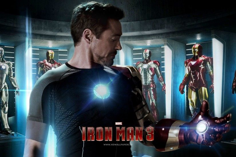 Robert Downey Jr. 2013 Iron Man 3 Fhd Wallpaper