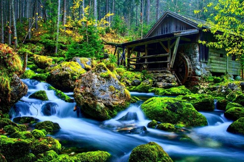 Nature waterfall high resolution desktop images