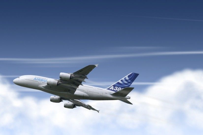 Airbus A380 [4] wallpaper 1920x1080 jpg