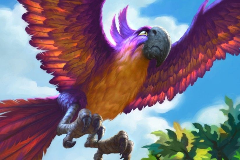 Jeweled Macaw Hearthstone Heroes Of Warcraft Hd Wallpaper