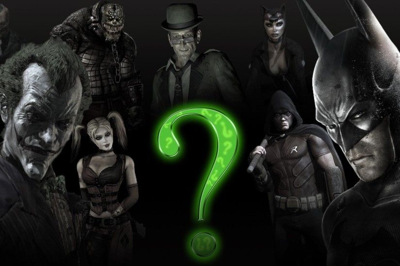 Video Oyunu - Batman: Arkham City - Batman - Arkham - Åehir - The Joker -  Riddle Wallpaper