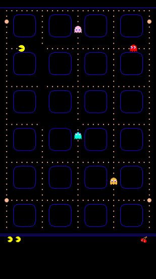 Shelves Pac-Man Navy Blue Icons Â· Man WallpaperIphone ...