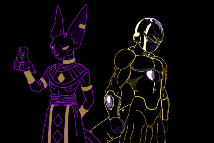 Lord Beerus and Golden Frieza 1080p